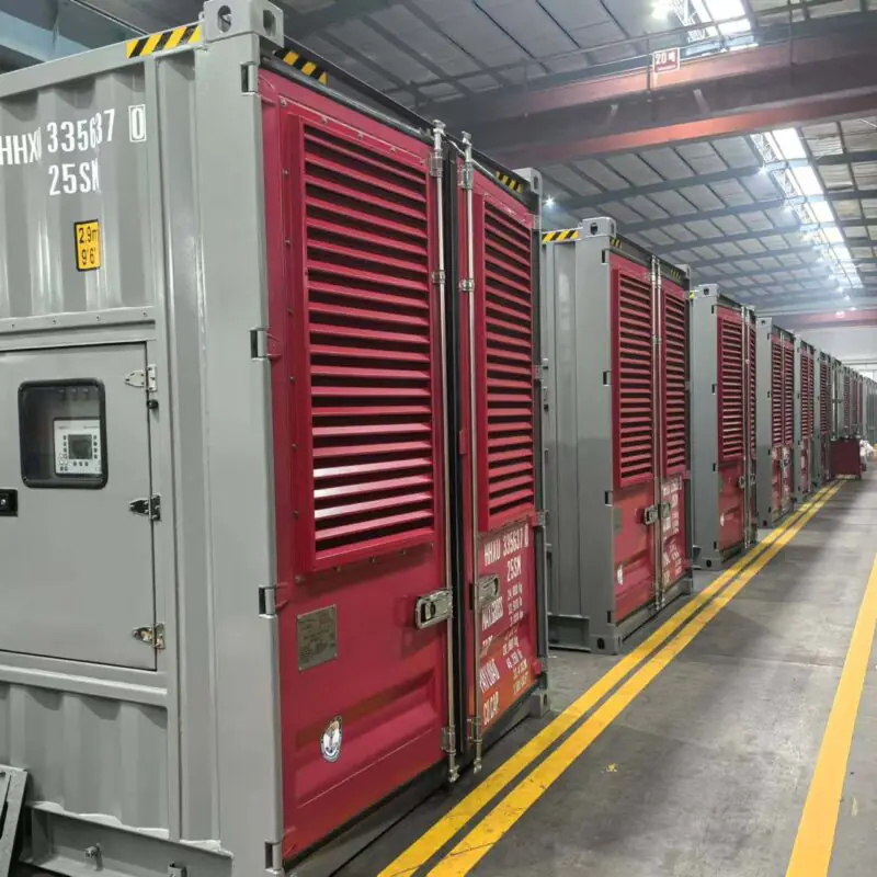 1200kW Cummins containerized batch generator set (1)
