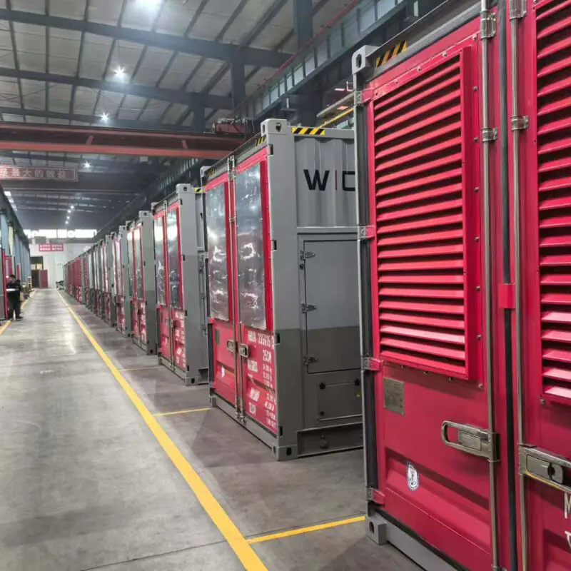 1200kW Cummins containerized batch generator set