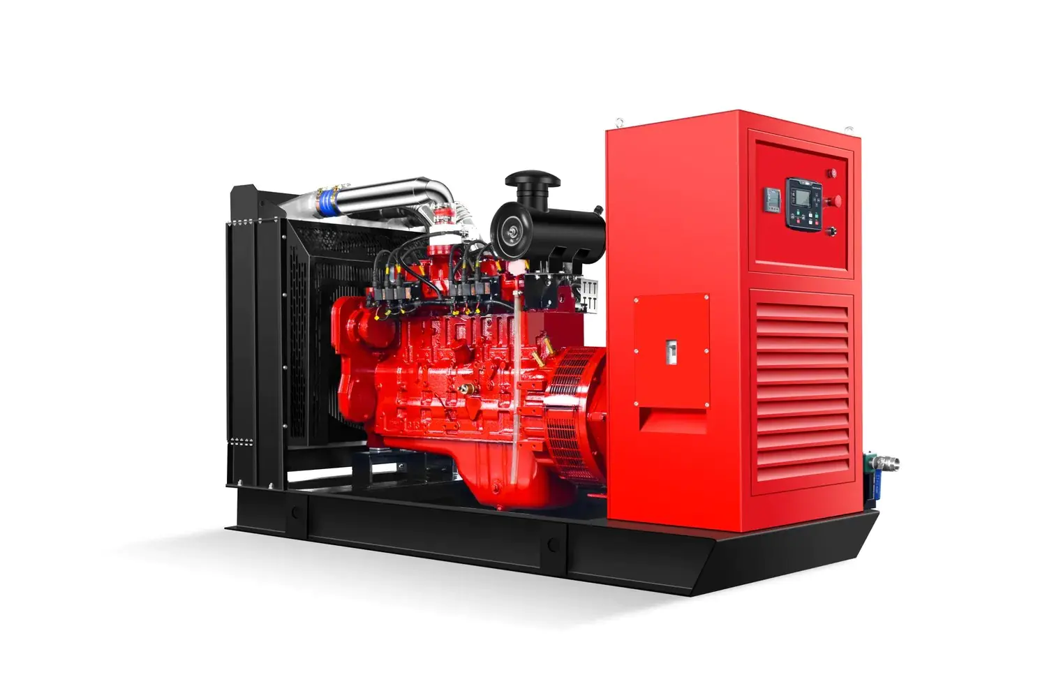 120kW Natural Gas Power Cummins Engine Leroysomer Alternator Generator Set